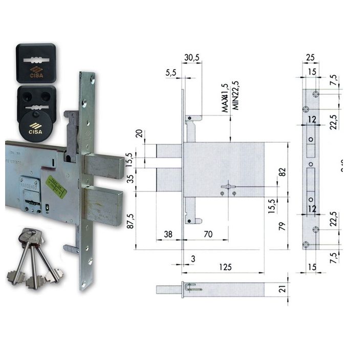 Cisa 57335-73-0 Serr D-m Infil Tripl S-a