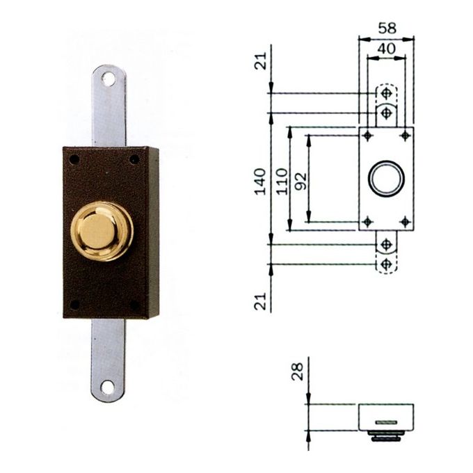 Iseo 9103050 Deviatore Pomolo Int S-a