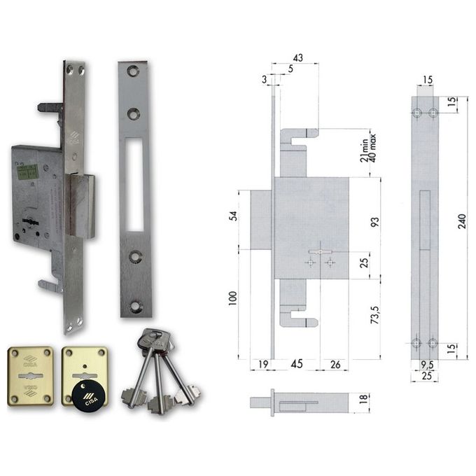 Cisa 57225-45-0 Serr D-m Infil Tripl S-a
