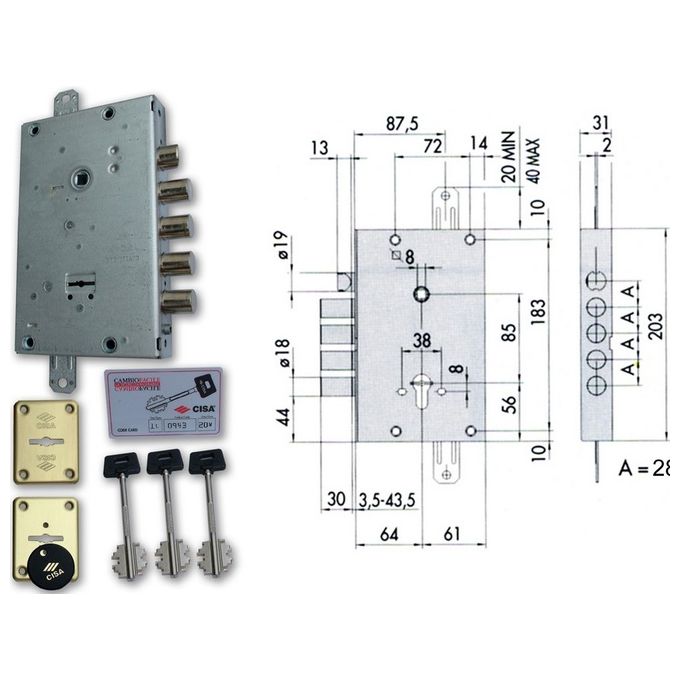 Cisa 57665-38-a Serr D-m New C Facile