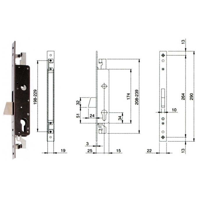 Iseo 783302 Serr Profil Trip S-cil E25