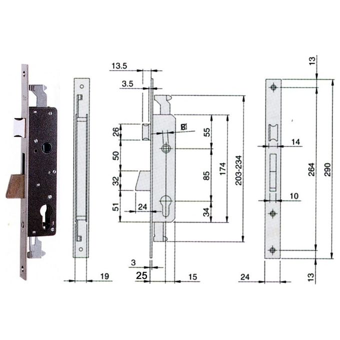 Iseo 783251 Serr Profil Trip S-cil E25
