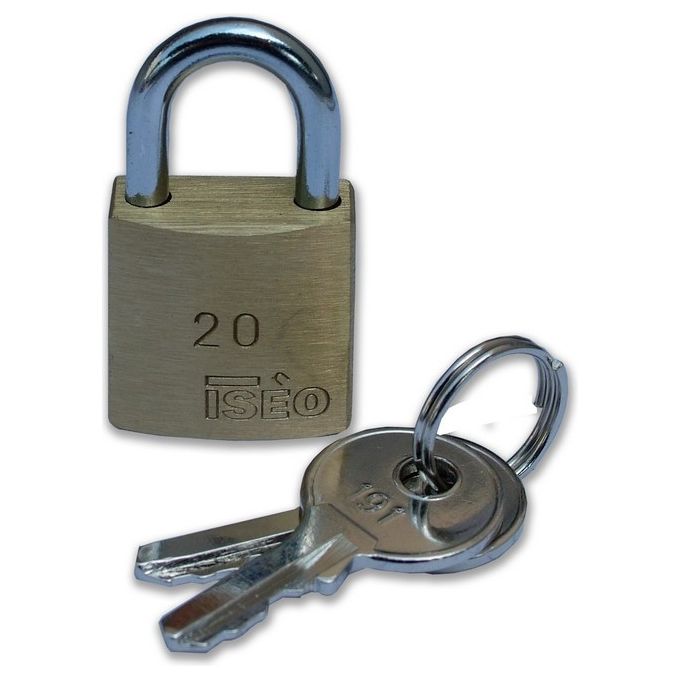 Iseo lucchetto rettangolare City Basic Mm4 0 217