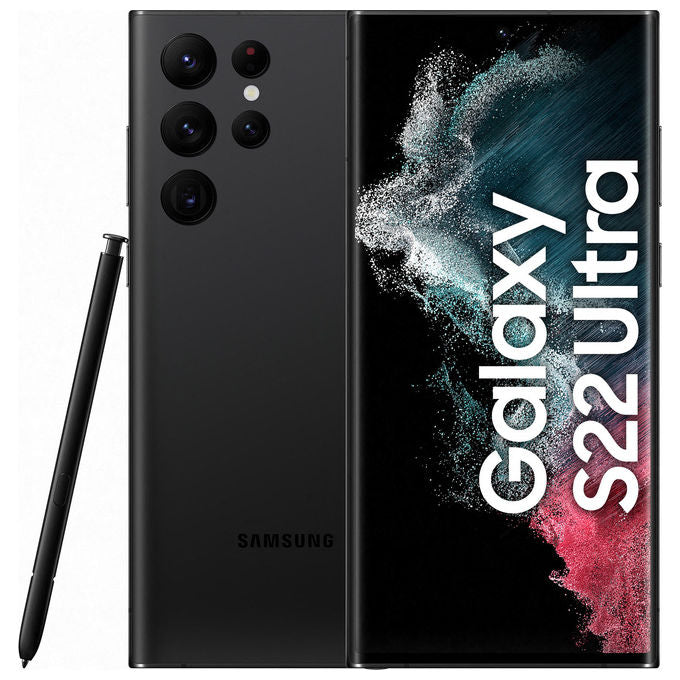 Samsung Galaxy S22 Ultra 5G 8Gb 128 Gb 6.8'' Amoled 120Hz Dual Sim Phantom Black Enterprise Edition Italia