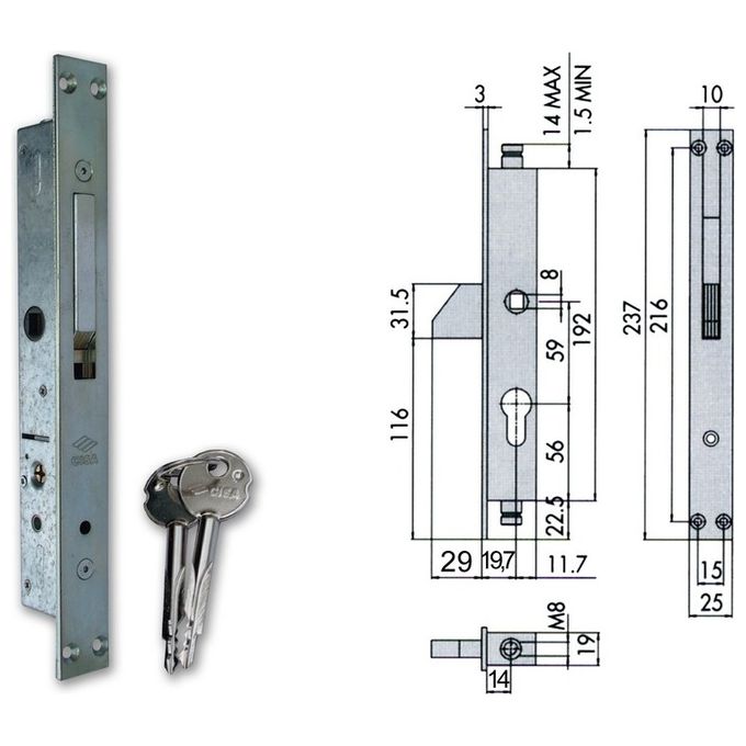 Cisa 46307-19-0 Serr Infilare A Spillo
