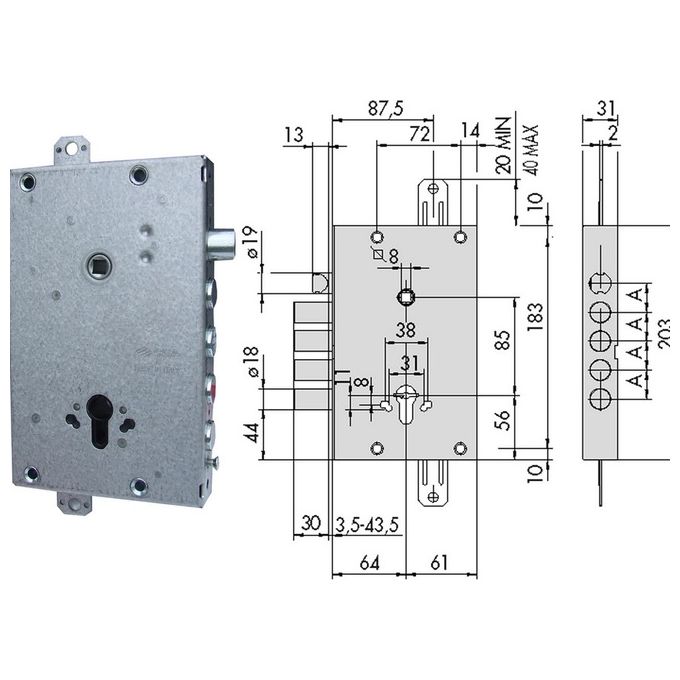 Cisa 56515-38-0 Serr Cil Sag Blind