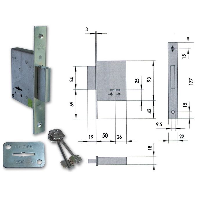 Cisa 57223-50-0 Serr D-mappa Infil