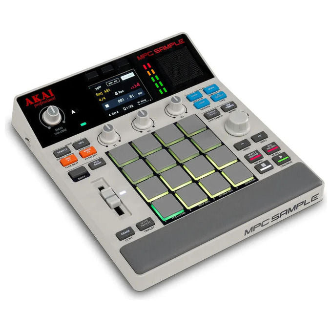 Akai Professional MPC SAMPLE Campionatore Portatile Standalone con 16 Pad RGB Effetti Integrati e Batteria Ricaricabile USB-C colore Nero