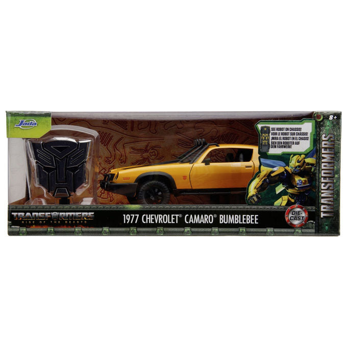 Jada Toys 253115010 Transformers Bumblebee (T7) Auto in Scala 1:24 in Metallo con Parti Apribili colore Giallo