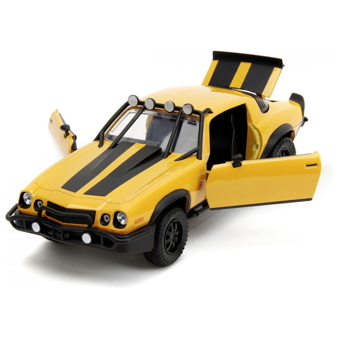 Jada Toys 253115010 Transformers Bumblebee (T7) Auto in Scala 1:24 in Metallo con Parti Apribili colore Giallo