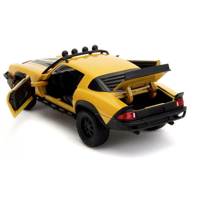 Jada Toys 253115010 Transformers Bumblebee (T7) Auto in Scala 1:24 in Metallo con Parti Apribili colore Giallo