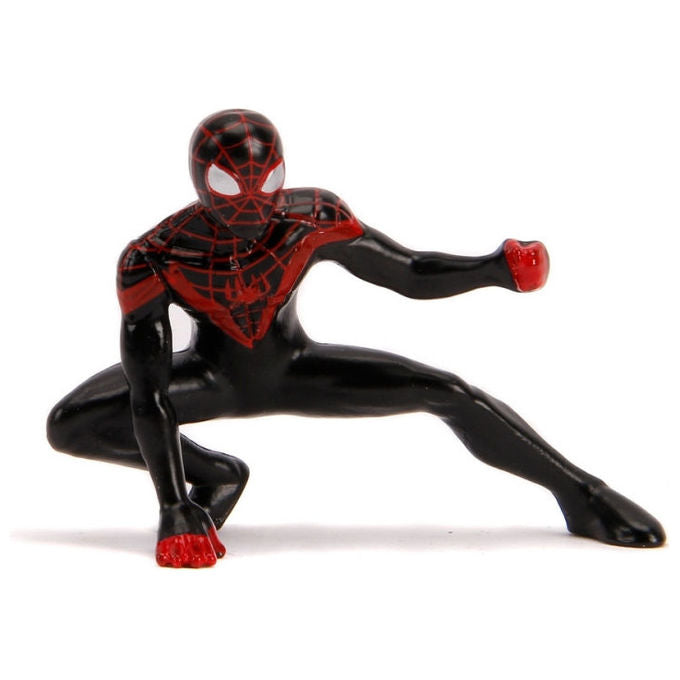 Jada 253225008 Marvel Miles Morales 2017 Ford GT Scala 1:24 in Metallo Diecast con Figura di Spider-Man colore Nero
