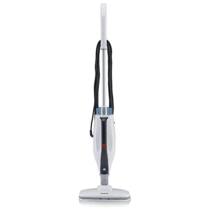 Severin SC 7145 Pulitore a Vapore 2 in 1 1400 W con Filtrazione ad Acqua Accessori Multifunzionali colore Bianco