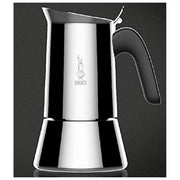 Bialetti 0007266-CN New Venus Caffettiera in Acciaio Inox 10 Tazze per Induzione colore Acciaio