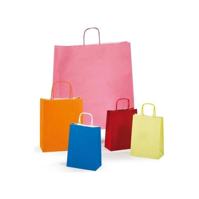 Saul Sadoch Rex Confezione 25 Shopper 46x16x49cm Colori Assortiti