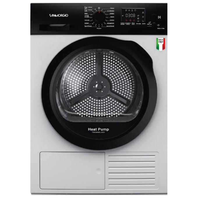 San Giorgio SDR8I Asciugatrice 8 Kg a Pompa Di Calore Inverter Classe C
