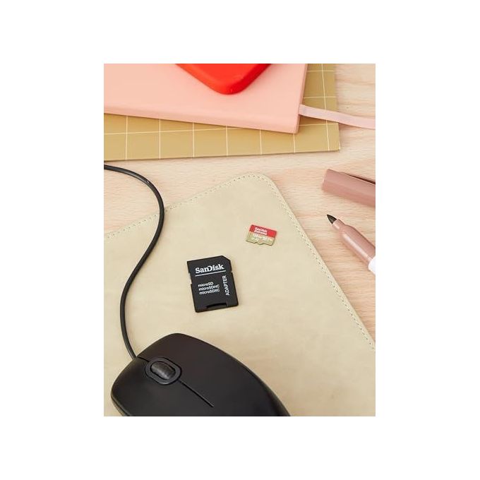 SanDisk Extreme 128 Gb microSDXC + adattatore SD fino a 190 MB-s, UHS-I, Classe 10, U3, V30