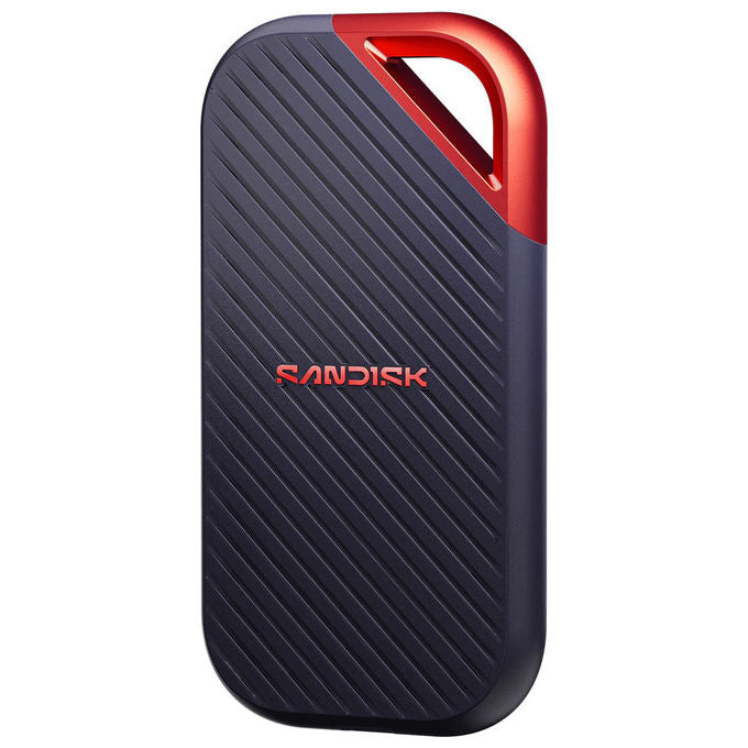 SanDisk SDSSDE83-2T00-G25 Extreme PRO Portable SSD V3 2 TB USB tipo-C Velocita' lettura 4000 MB-s Protezione password 256-bit AES colore Blu marino Rosso