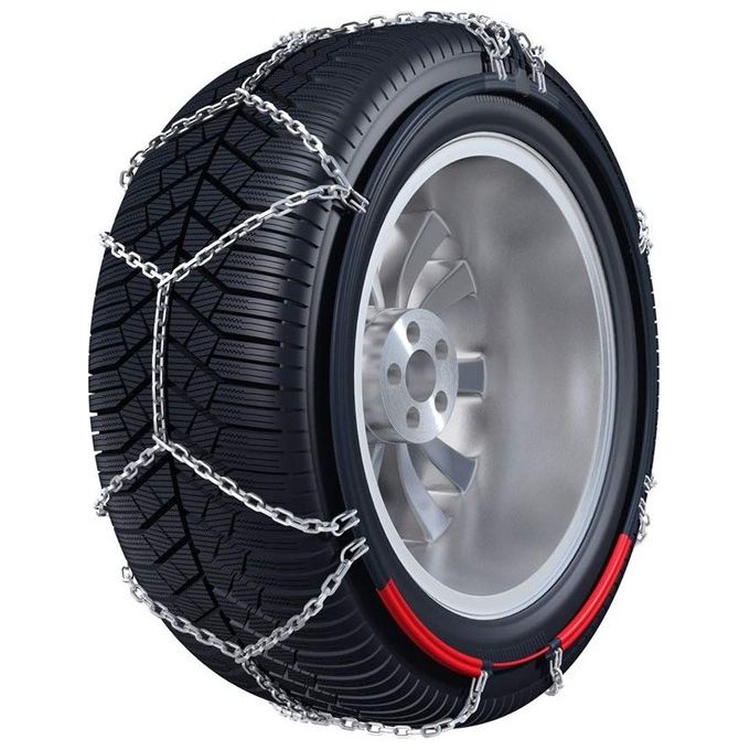 KoNIG Catene da neve per auto EASY-FIT CU-9 070 per misure pneumatici 195-70 R13 - 175-80 R14 - 195-65 R14 - 205-60 R14 - 175-70 R15 - 185-65 R15 - 195-60 R15 - 195-50 R16 - 205-40 R17