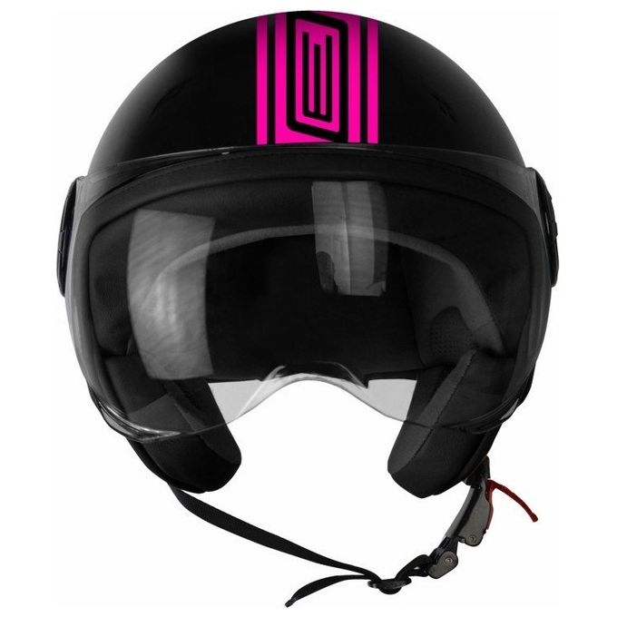 Origine Casco Demi Jet Neon Street Fuxia taglia L