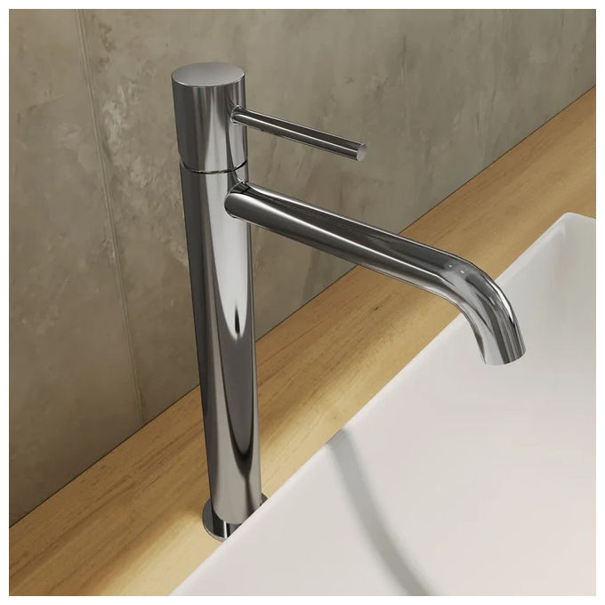 Idro Bric Miscelatore Lavabo Riviera Bocca Alta Cromo
