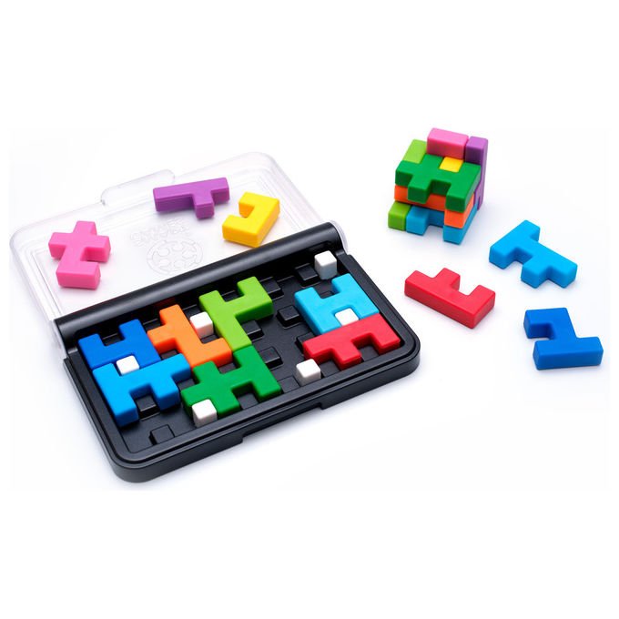 SmartGames SG494 IQ Quub Rompicapo Logico Puzzle 2D e 3D 120 Sfide 1 Giocatore dai 6 Anni Portatile