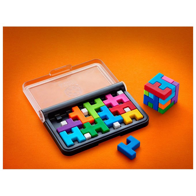SmartGames SG494 IQ Quub Rompicapo Logico Puzzle 2D e 3D 120 Sfide 1 Giocatore dai 6 Anni Portatile