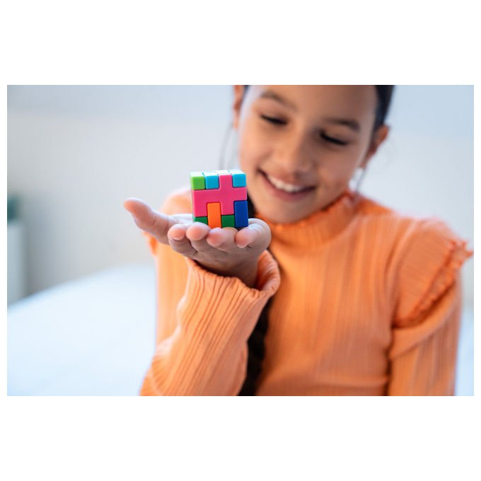 SmartGames SG494 IQ Quub Rompicapo Logico Puzzle 2D e 3D 120 Sfide 1 Giocatore dai 6 Anni Portatile