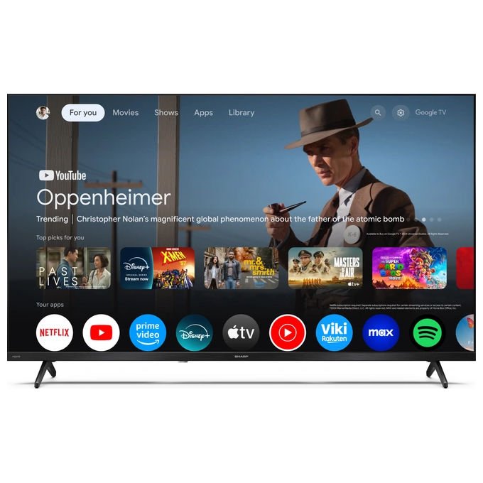 Sharp TV QLED 40 pollici 102 cm 40HF3765E COLORE NERO