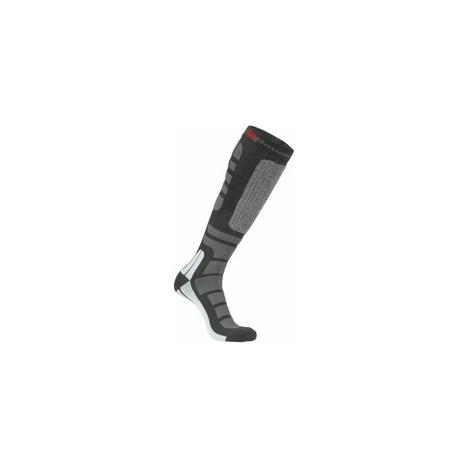 U-Power Calze lunghe tecnica Thermolite SKY Black Carbon taglia S