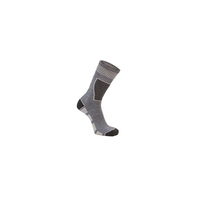 U-Power Calze lunghe in lana merino POLAR Grey Silver taglia L-XL