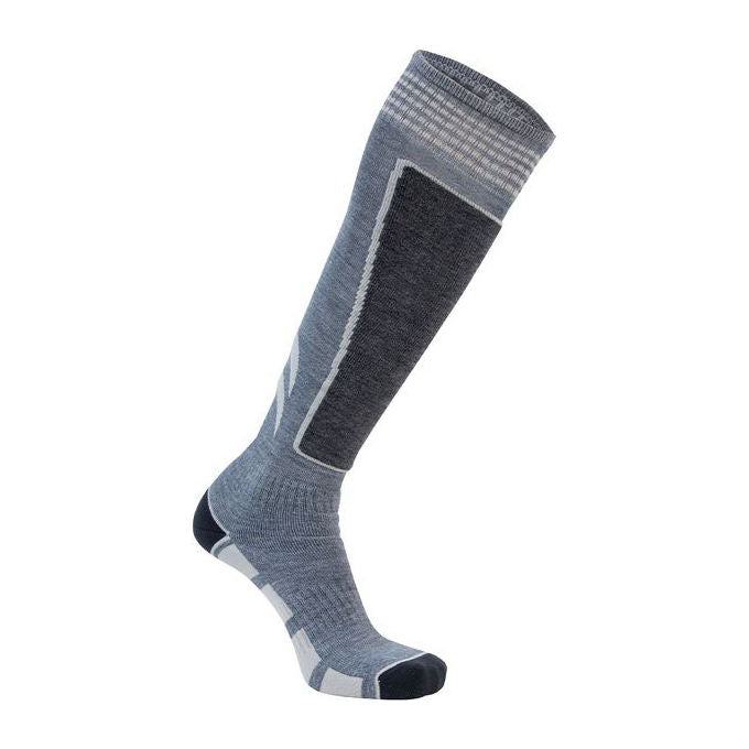 U-Power Calze lunghe in lana merino POLAR Grey Silver taglia S-M