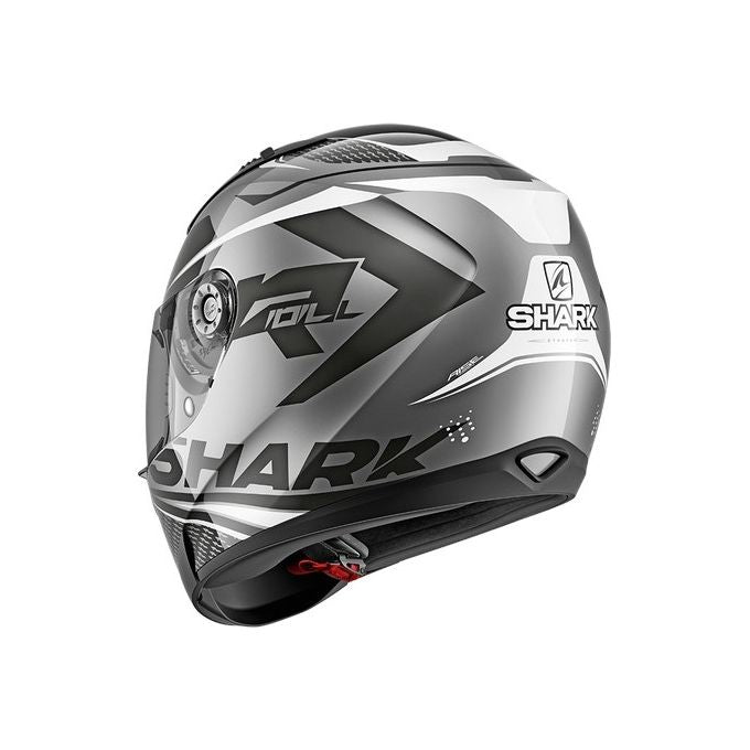 Shark Helmet Casco integrale Ridill 1.2 Stratom Antracite-Nero-Bianco taglia L