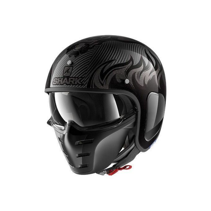 Shark Helmet Casco Jet S-Drak Carbon Dagon Carbonio-Antracite taglia M