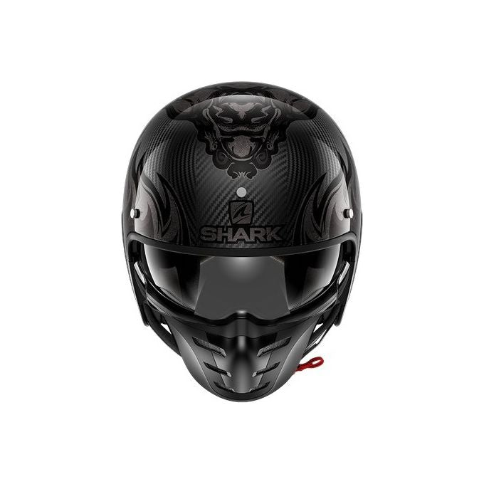 Shark Helmet Casco Jet S-Drak Carbon Dagon Carbonio-Antracite taglia M