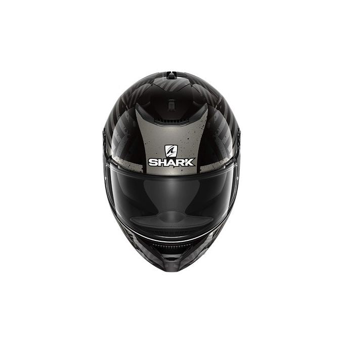 Shark Helmets Casco integrale in fibra a doppia visiera SPARTAN 1.2 KOBRAK Nero-Antracite taglia L