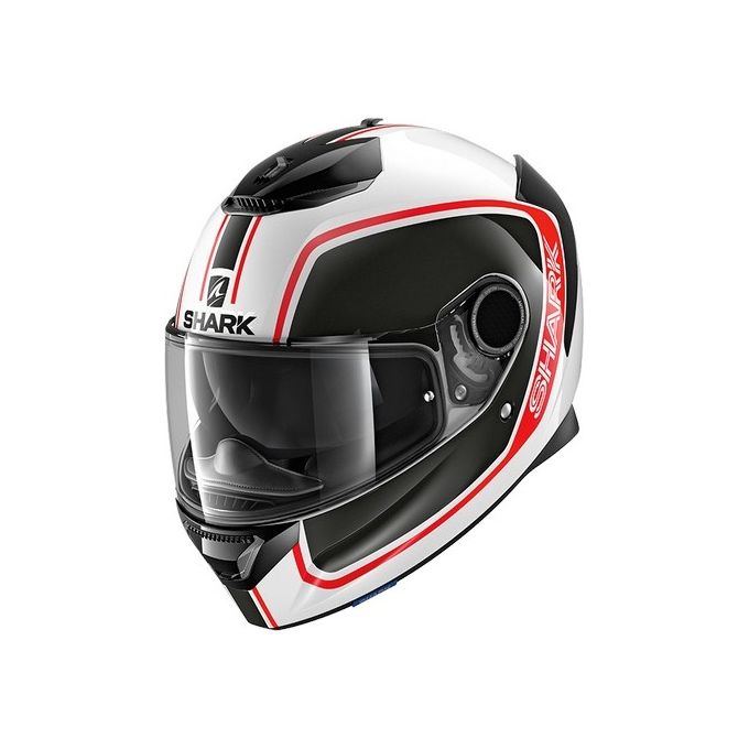 Shark Helmet Casco Integrale Spartan 1.2 Priona Bianco-Nero-Rosso taglia XL