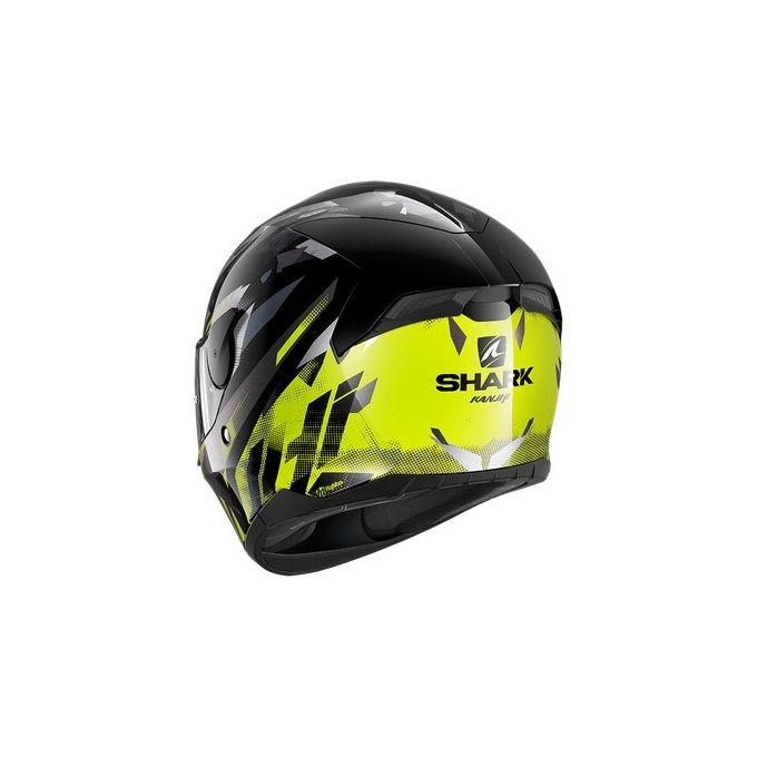 Shark Helmets Casco integrale a doppia visiera D-SKWAL 2 KANHJI   Nero-Giallo-Antracite taglia L