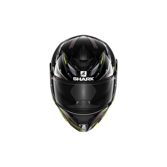 Shark Helmets Casco integrale a doppia visiera D-SKWAL 2 KANHJI   Nero-Giallo-Antracite taglia L