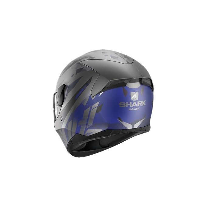 Shark Helmets Casco integrale a doppia visiera D-SKWAL 2 KANHJI Mat   Antracite Opaco-Blu-Nero taglia L