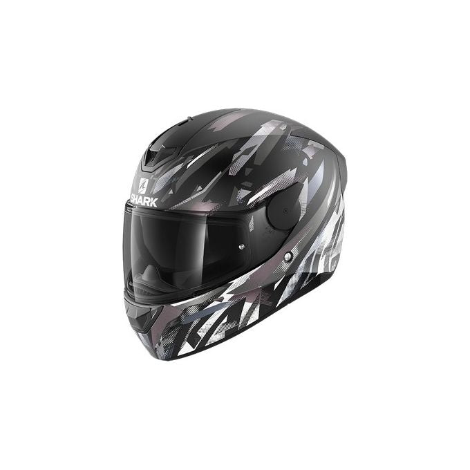 Shark Helmets Casco integrale a doppia visiera D-SKWAL 2 KANHJI Mat   Nero-Bianco-Antracite Opaco taglia L