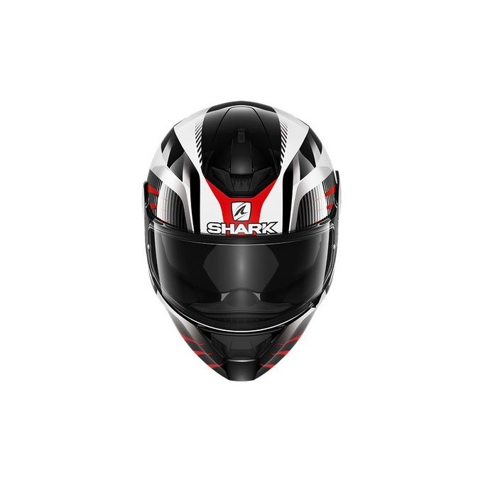 Shark Helmets Casco integrale a doppia visiera D-SKWAL 2 MERCURIUM   Nero-Bianco-Rosso taglia L
