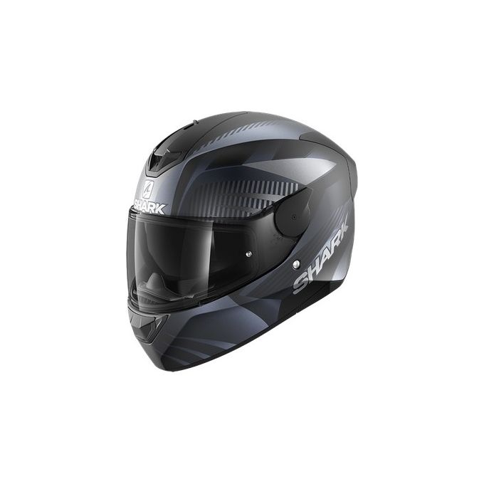 Shark Helmets Casco integrale a doppia visiera D-SKWAL 2 MERCURIUM Mat   Nero-Antracite Opaco taglia M