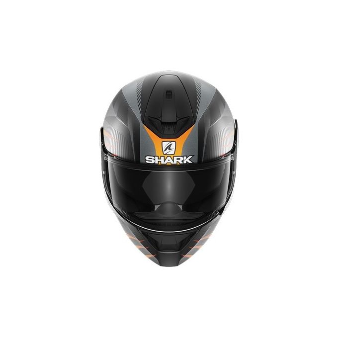 Shark Helmets Casco integrale a doppia visiera D-SKWAL 2 MERCURIUM Mat   Nero-Antracite-Arancione Opaco taglia L