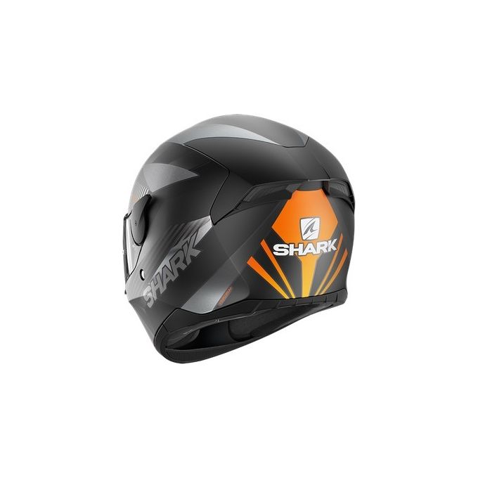 Shark Helmets Casco integrale a doppia visiera D-SKWAL 2 MERCURIUM Mat   Nero-Antracite-Arancione Opaco taglia M