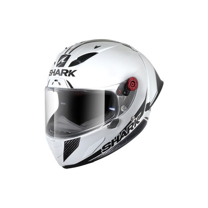 Shark Helmets Casco integrale Racing RACE-R PRO GP BLANK 30TH ANNIVERSARY  Bianco-Carbonio-Nero taglia M
