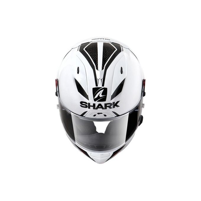 Shark Helmets Casco integrale Racing RACE-R PRO GP BLANK 30TH ANNIVERSARY  Bianco-Carbonio-Nero taglia M