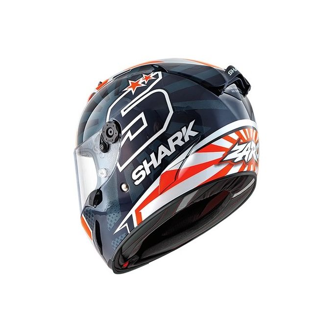 Shark Helmets Casco integrale Racing RACE-R PRO ZARCO 2019  Blu-Bianco-Arancione taglia L