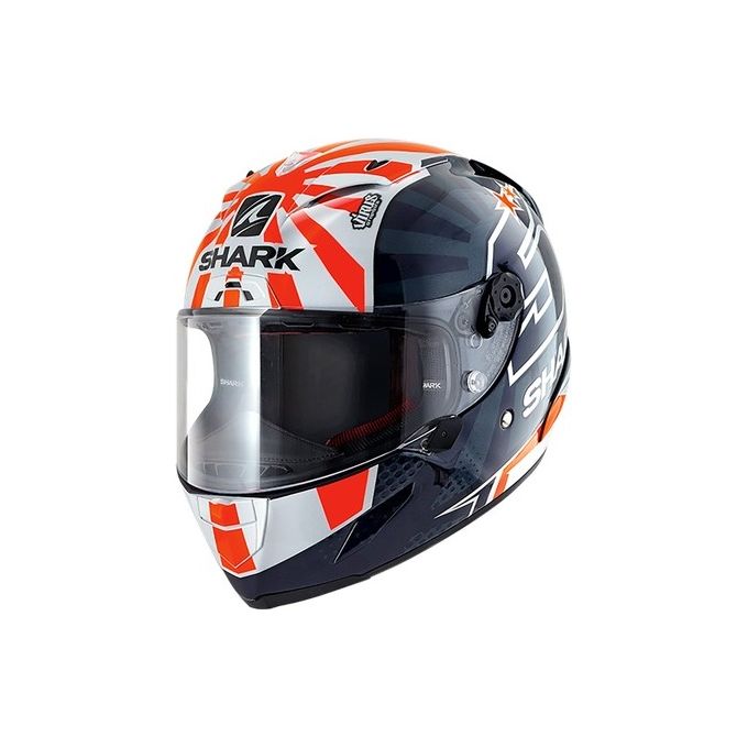 Shark Helmets Casco integrale Racing RACE-R PRO ZARCO 2019  Blu-Bianco-Arancione taglia M