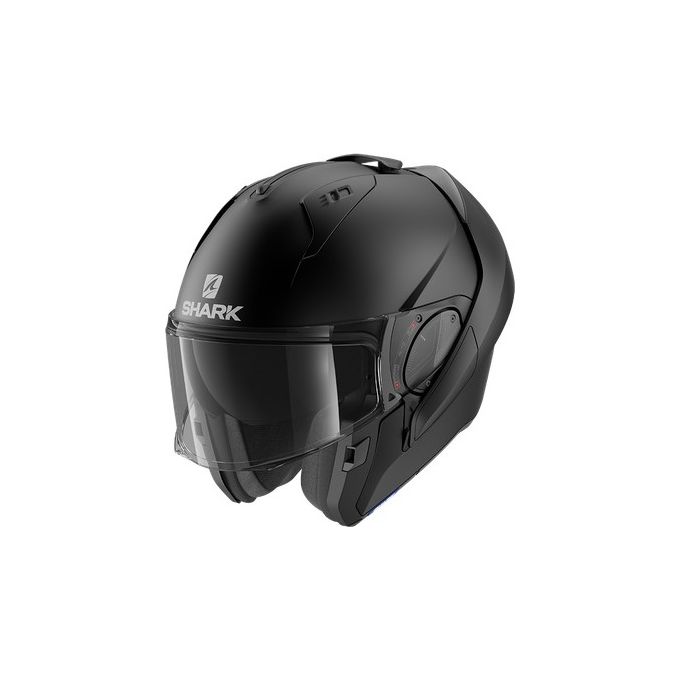 Shark Helmets Casco Modulare con doppia visiera EVO ES BLANK MAT   Nero Opaco taglia KS